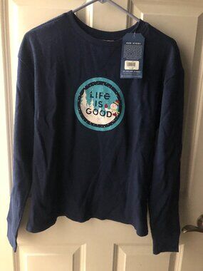 Life Is Good Long Sleeve Thermal Top - Women Small - NWT of $42